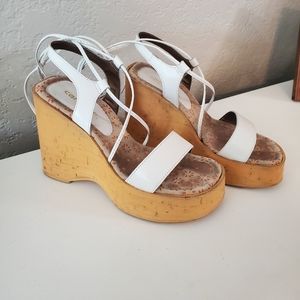 Candies lace up wedges